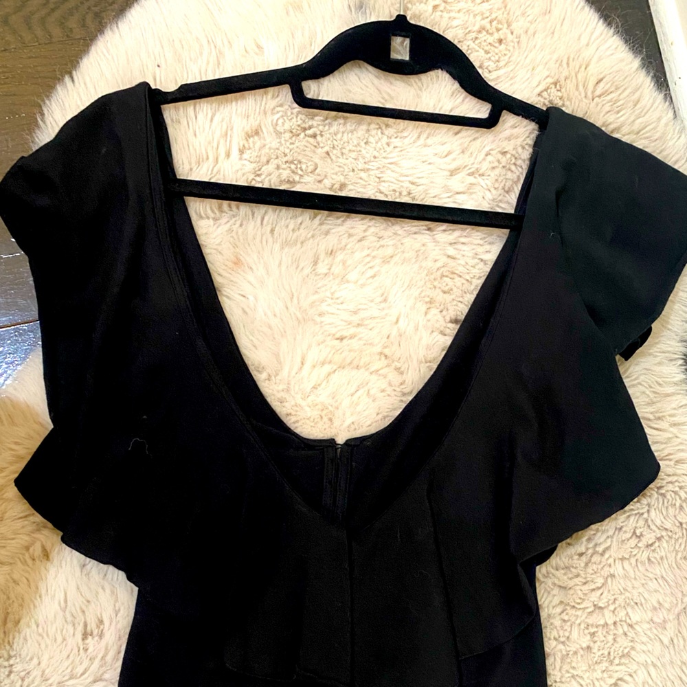 Free people open back body suit